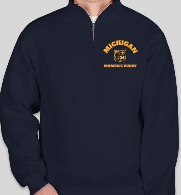 Unisex Rugby Quarter Zip