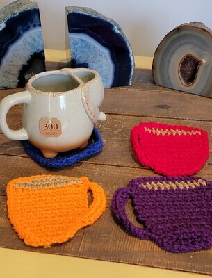 Coffee Mug Crocheted Coasters