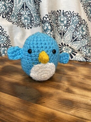Blue Bird Crocheted Pet