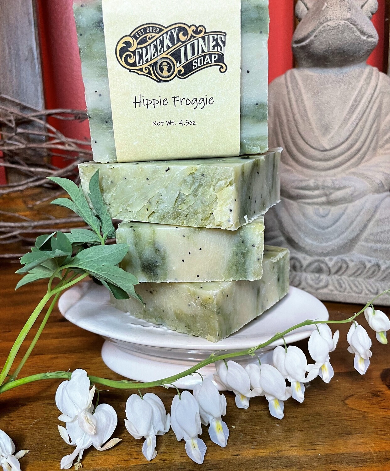 Hippie Froggie Soap (Vegan, 84% Organic, All Natural)