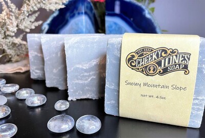 Snowy Mountain Slope Vegan Soap
