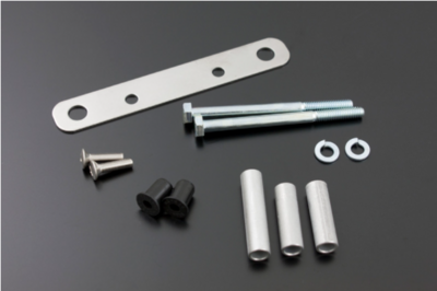 Lower triple clamp kawasaki emblem cover fitting kit