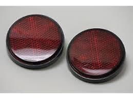 Kawasaki Z1 900 H2 750 red reflectors X 2