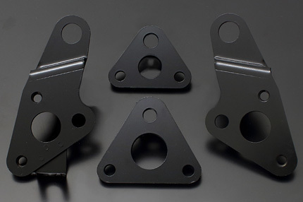 engine mounting plates black Z1  Z1A Z1B 900