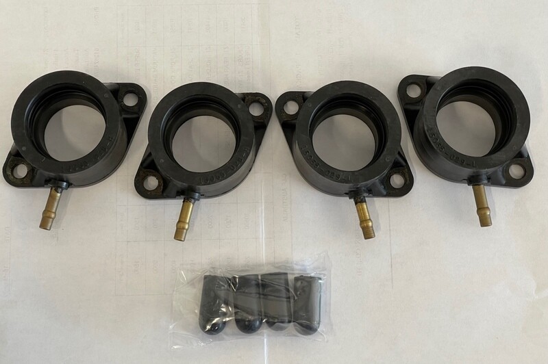 Kawasaki KZ Z1 Z  900 1000 Z1R carb Inlet manifold mounting rubbers 16065-029 16065-028 16065-013