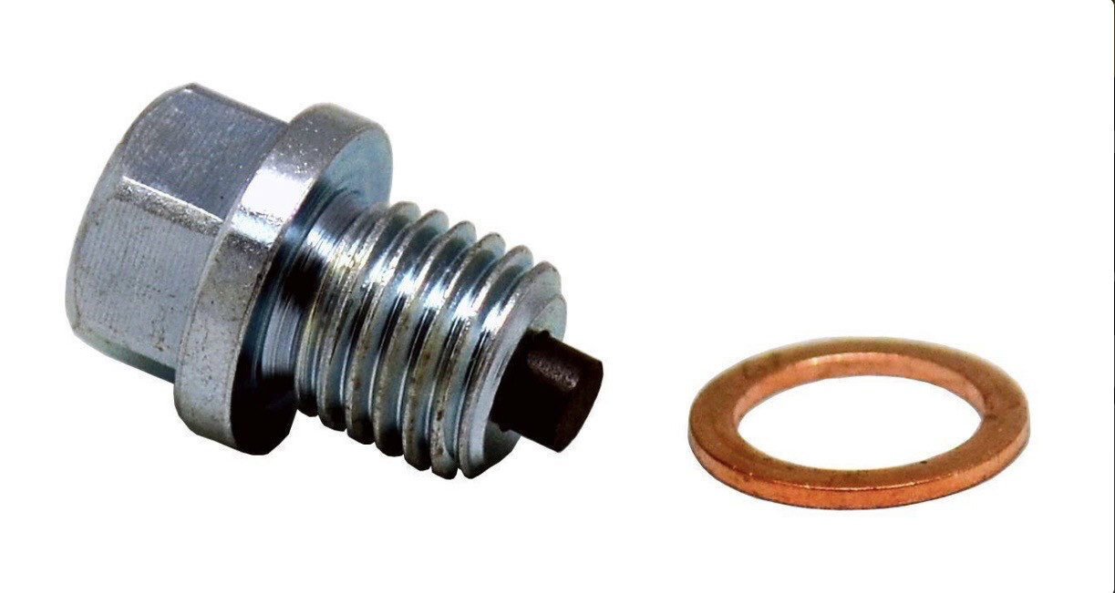 kawasaki / Honda Oil Filter Drain Plug and Washer silver 12mm Z KZ 1000J Z750B GPZ 1100 Z650 92066-1174