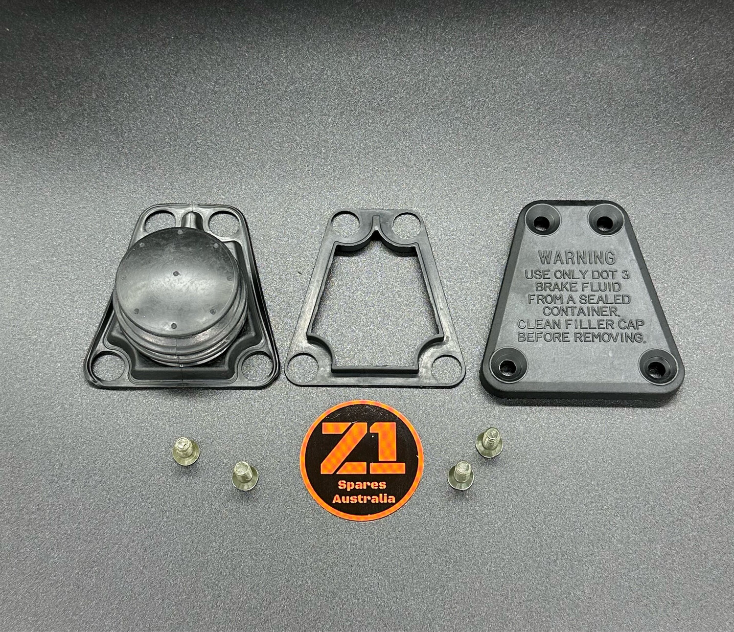 Master Cylinder Diaphragm, Cap 43026-1003, Screws &amp; Plate 43028-1002 Z1000 Z650