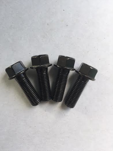 Kawasaki Flanged disc mounting bolts anodised black 92001-1173  x 4 Z1000 Z1R D3