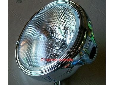 Chrome halogen headlight COMPLETE Z650 Z1 Z900 Z1000 Chrome halogen headlight COMPLETE Z650 Z1 Z900 Z1000