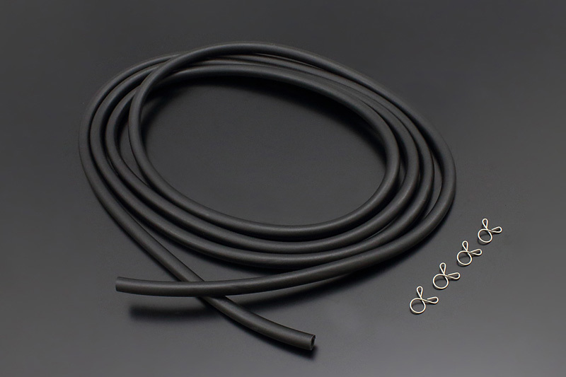 carburettor float bowl drain hose 3mm with clamps 92059-134 92037-173