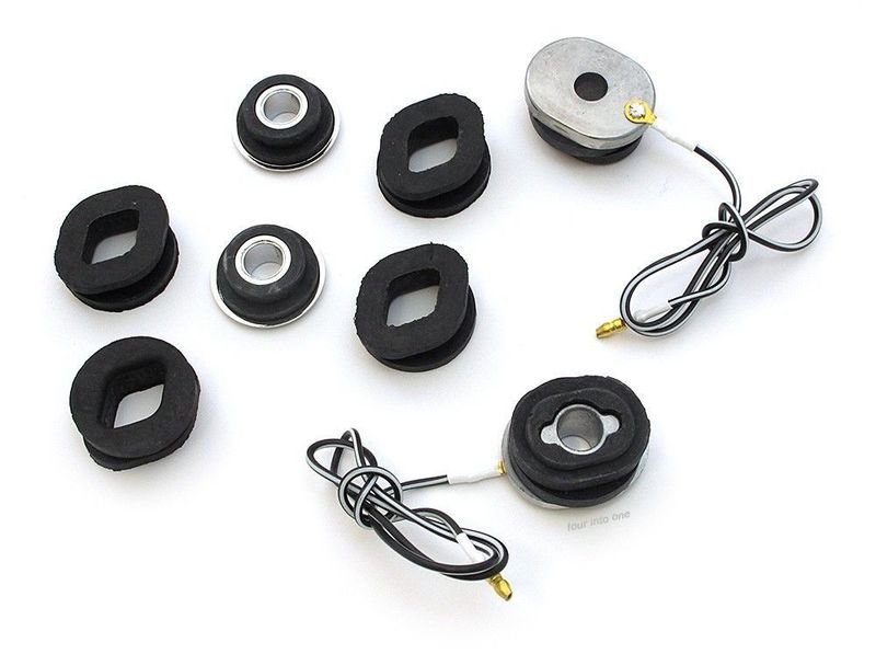 Kawasaki Z1 KZ 900 1000 Z1R Indicator and headlight grommet set