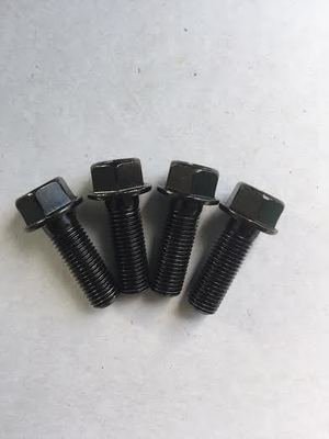 Kawasaki Flanged disc mounting bolts anodised black 92001-1173  x 4 Z1000 Z1R D3