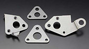 Kawasaki engine mounting plates stainless Z KZ  1000 Z1R Z1000A4