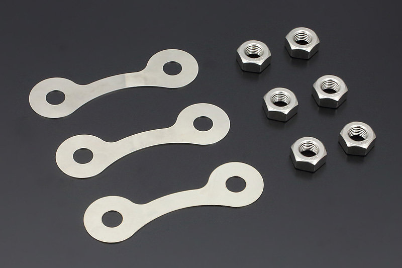 Kawasaki Z1 900 KZ Z 900 Stainless Rear wheel lock tabs set 92088-013