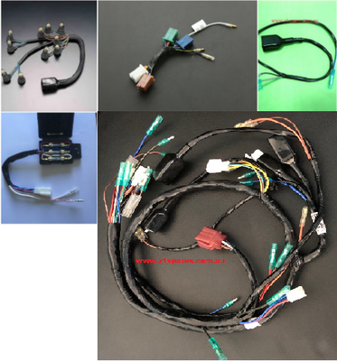 kawasaki Z900A4 complete wiring harness loom 5 part 26001-135 26002-031 26002-057 26004-035 25011-049