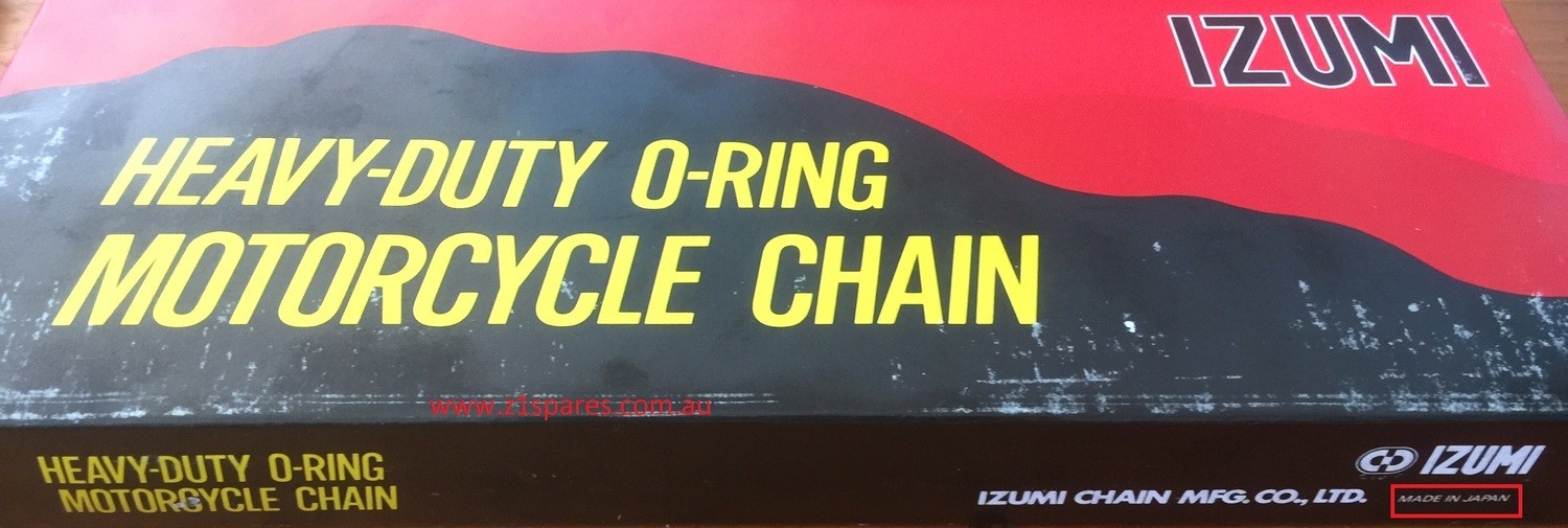 Kawasaki Z 900 KZ Z1 900 Z 1000 Z1R 630 O-ring IZUMI chain 92 Links (Japanese Made)