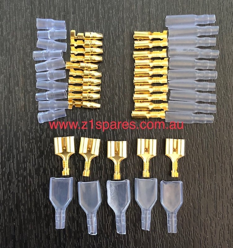 Non Insulated Bullet Electrical Connectors Kit with doubles 3.5mm