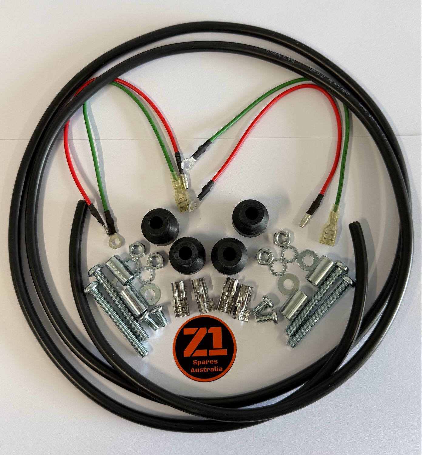 1.8m 7mm Copper Core Lead &amp; Dyna coil fitting kit