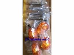 Kawasaki Z1 Z 650 750 900 1000 H2 indicator turn signal 4 heads and 4 stems