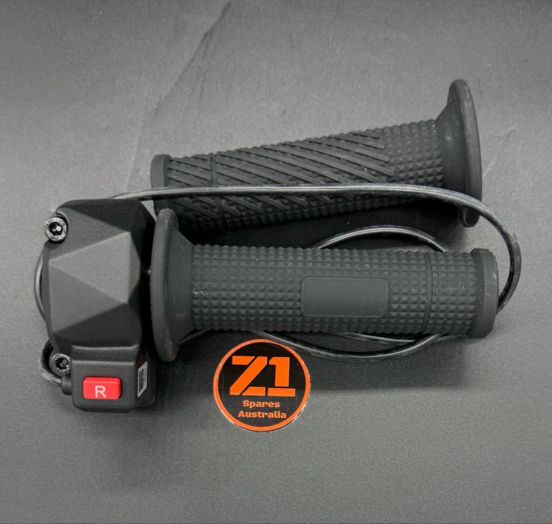 E15/E8 Electronic Hall throttle grip - Black