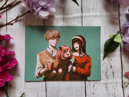 SpyXFamily, Dimentions: 5X7 Postcard