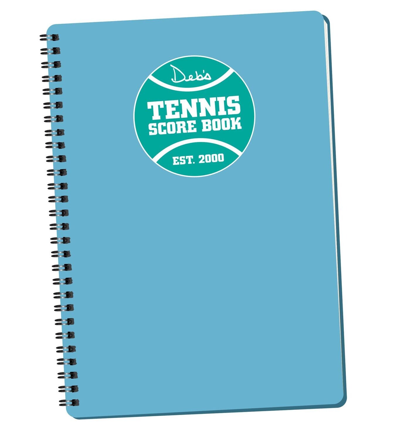 Azure Tennis Score Book