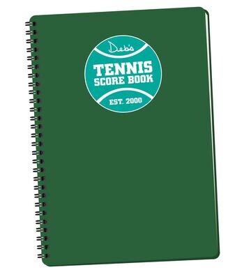 Emerald Tennis Score Book