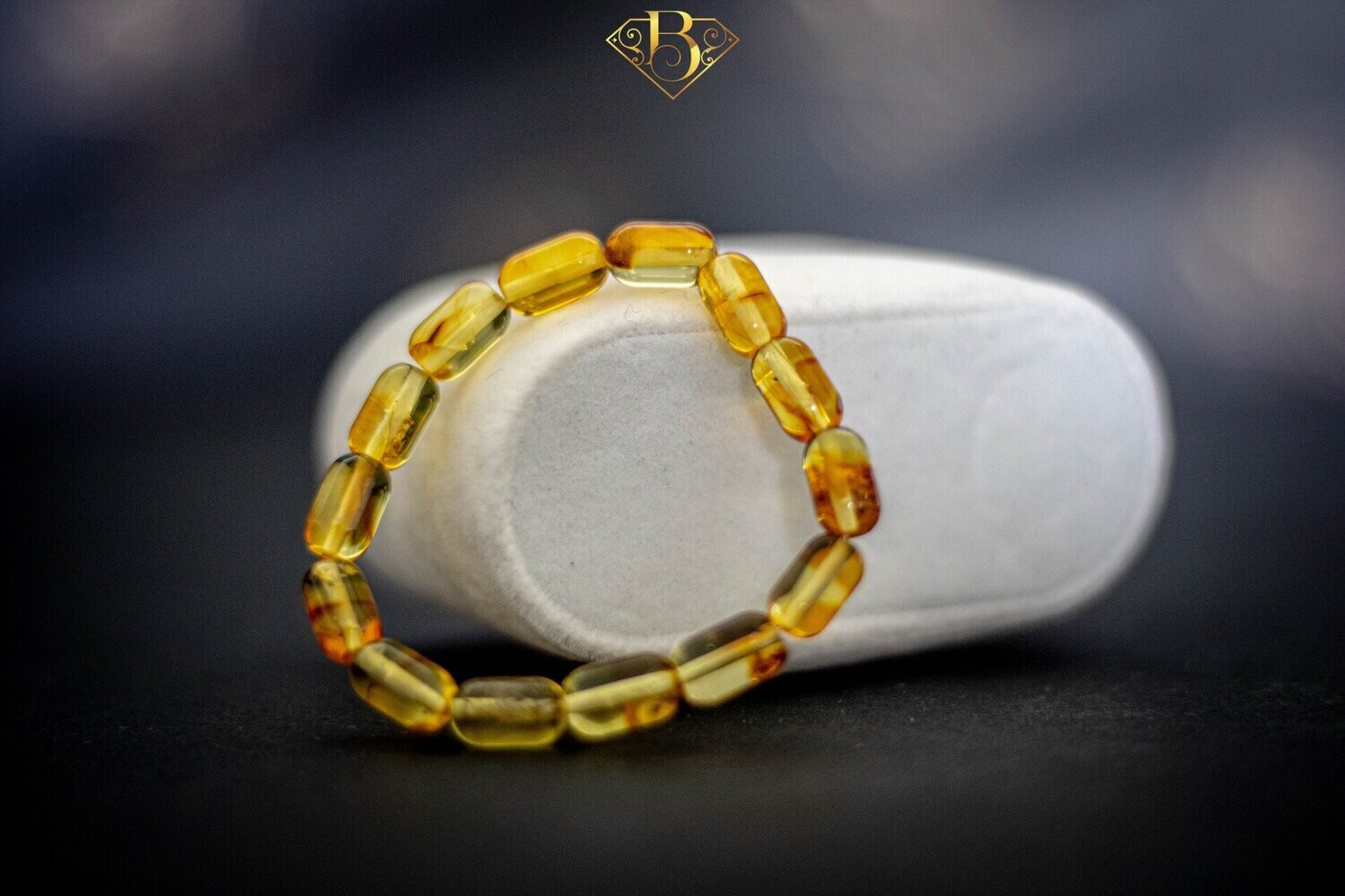 Barrel Amber Kids Bracelet (Honey Color)