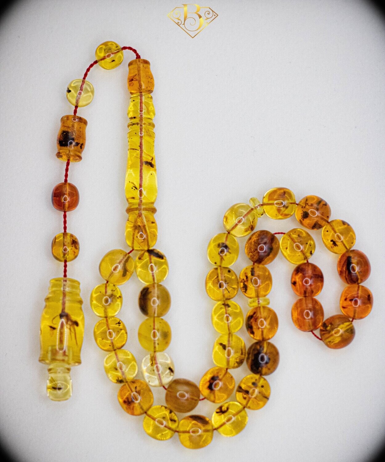 Colombian Amber Rosary (Ant)