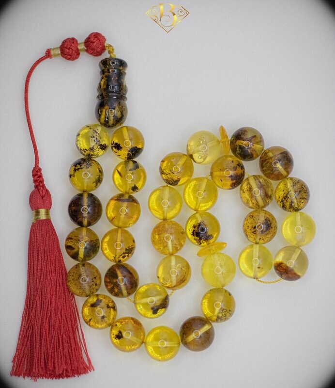 Colombian Amber Rosary Inclusions