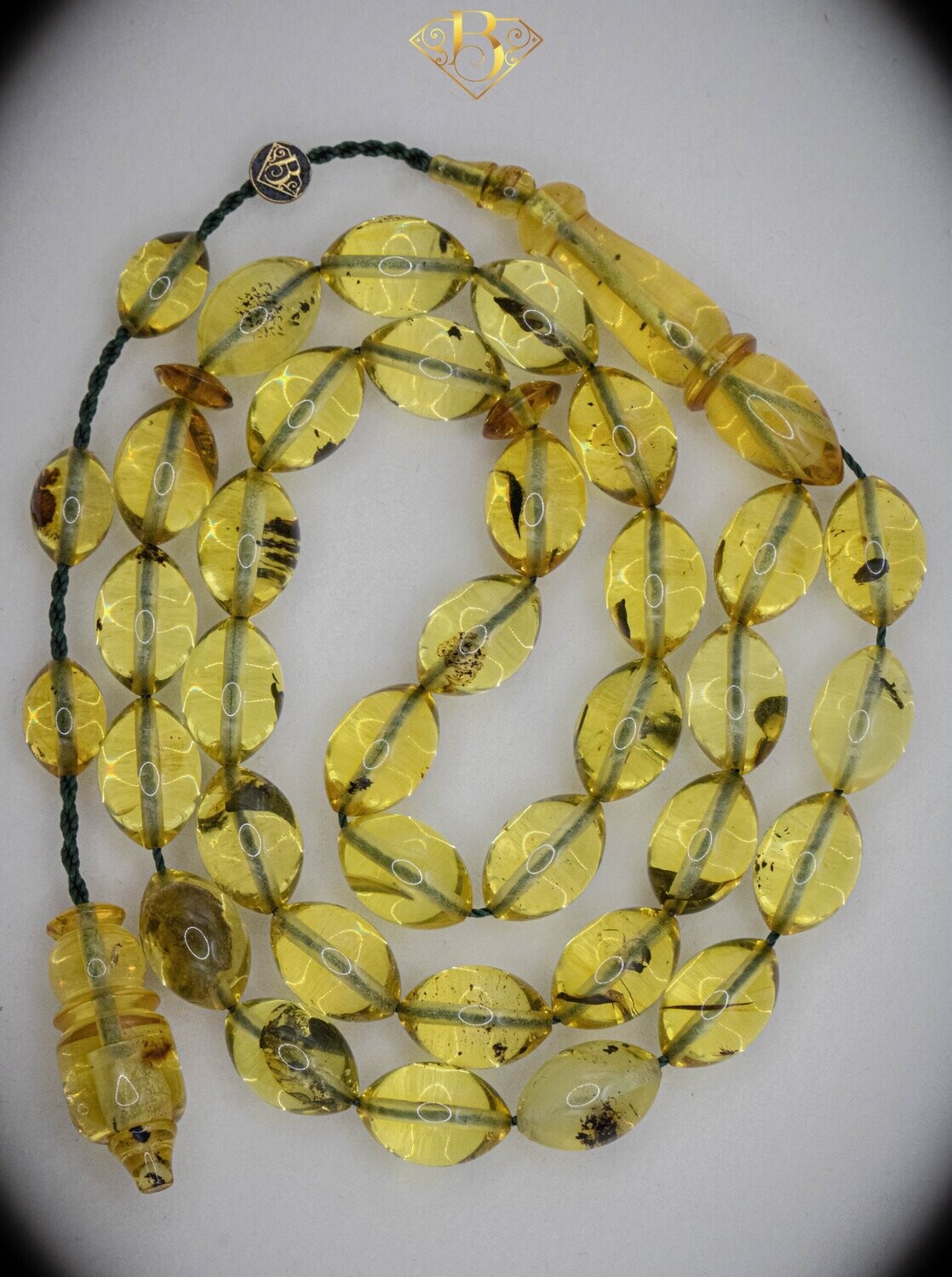 Yellow Inclusion Rosary