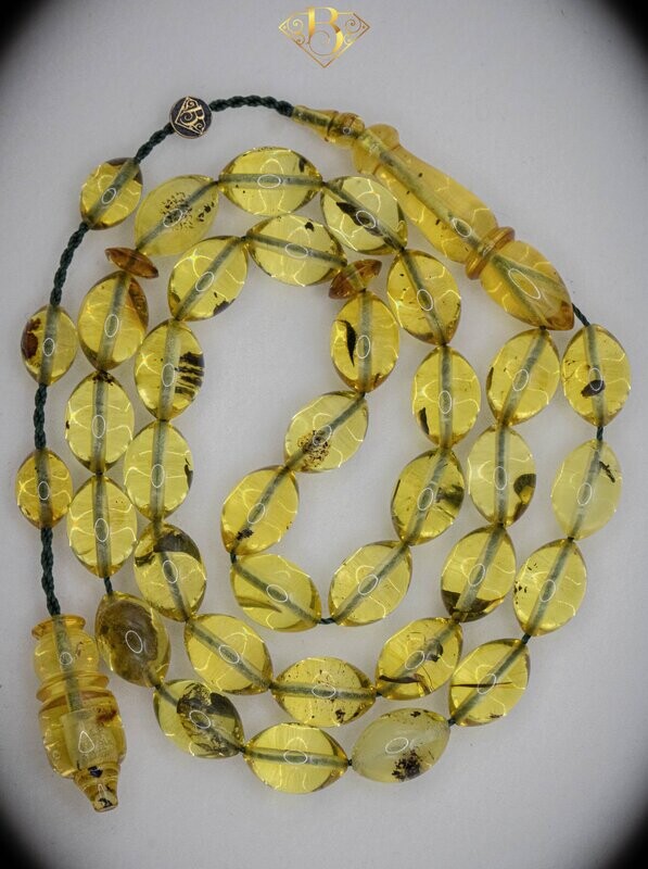 Yellow Inclusion Rosary