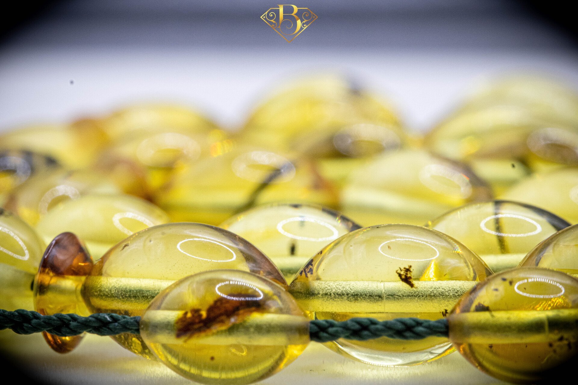 Yellow Inclusion Rosary