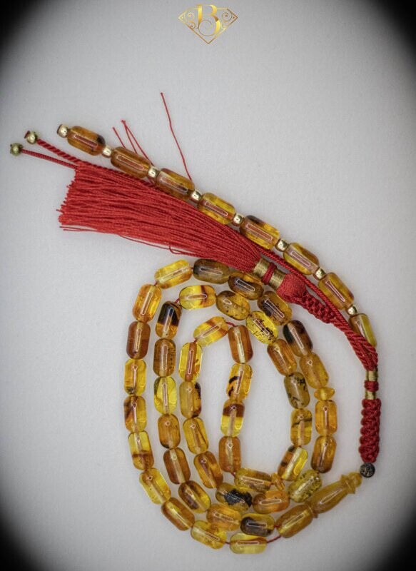 Honey Color & 8 Beads Tassel