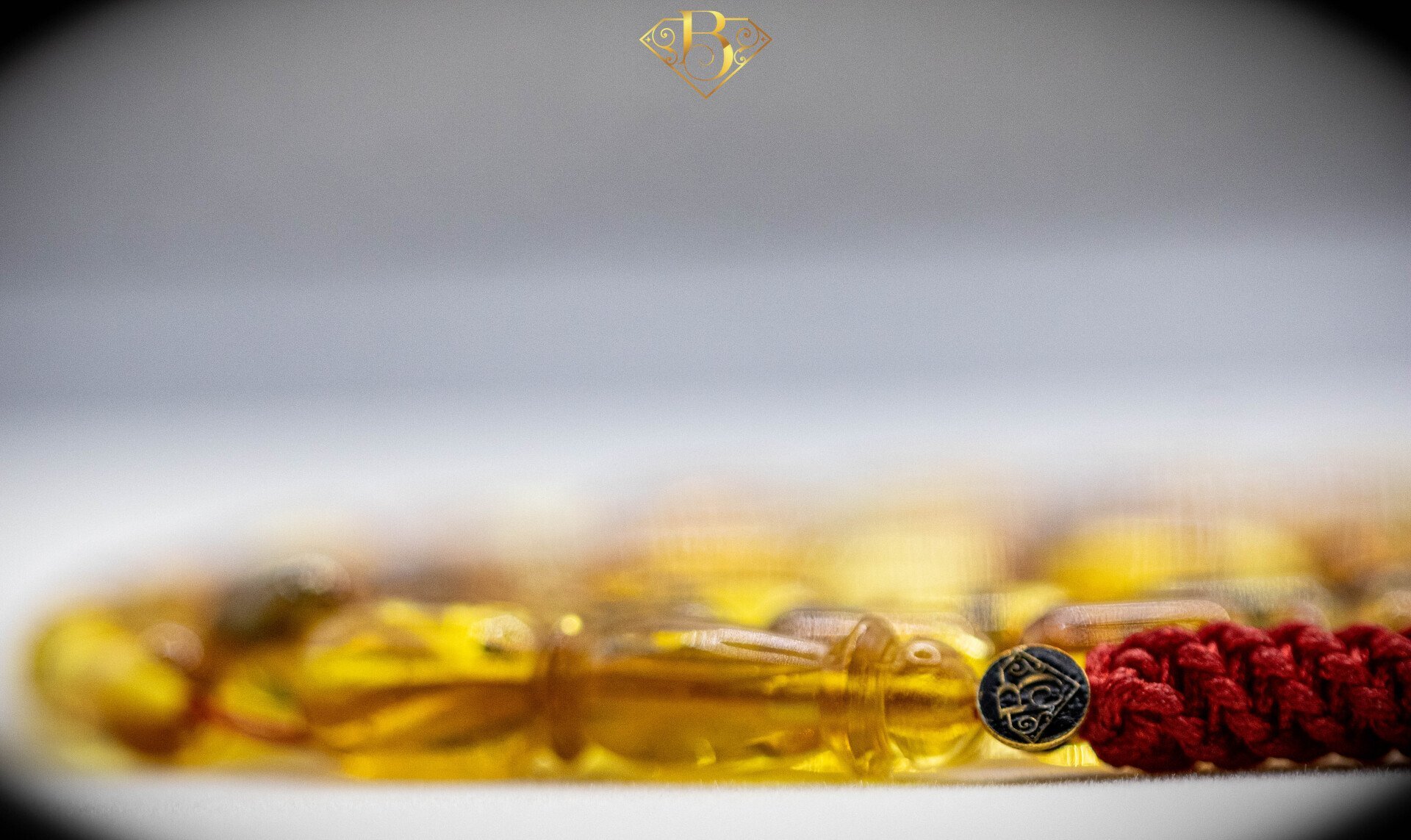 Honey Color & 8 Beads Tassel