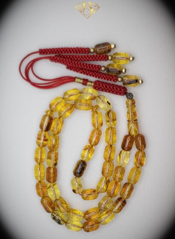 Honey Color & 4 Beads Tassel