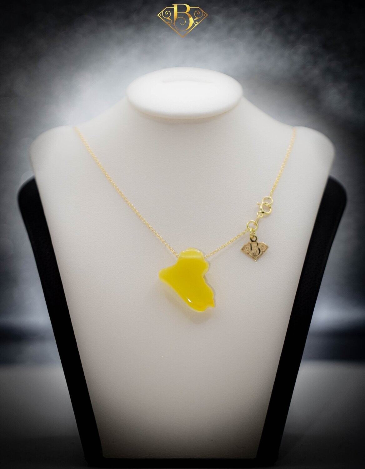 Iraq Necklace (Lemon Yellow Color)