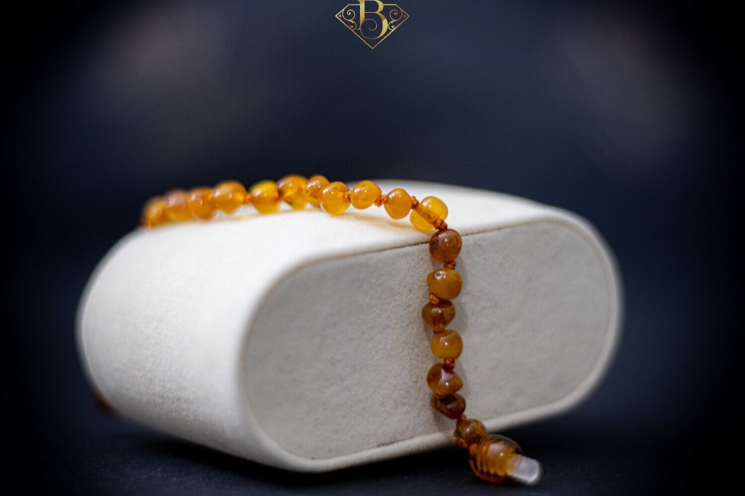 Dark Honey Amber (Baby Bracelet)
