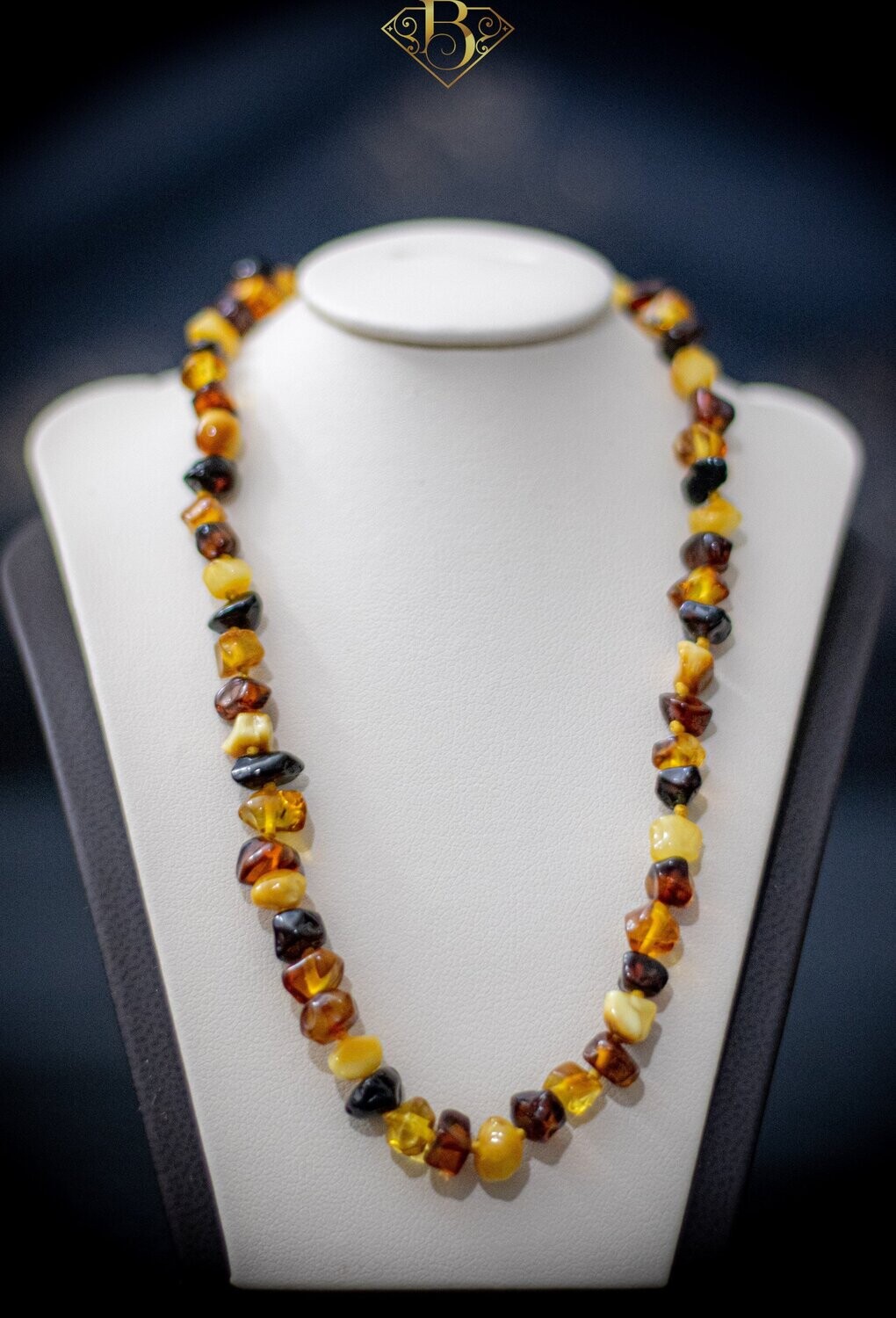Multicolor Amber Kids Necklace