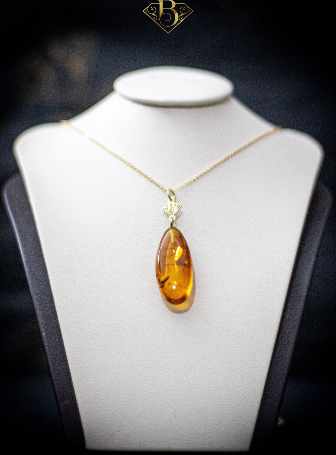 Clear Honey Teardrop