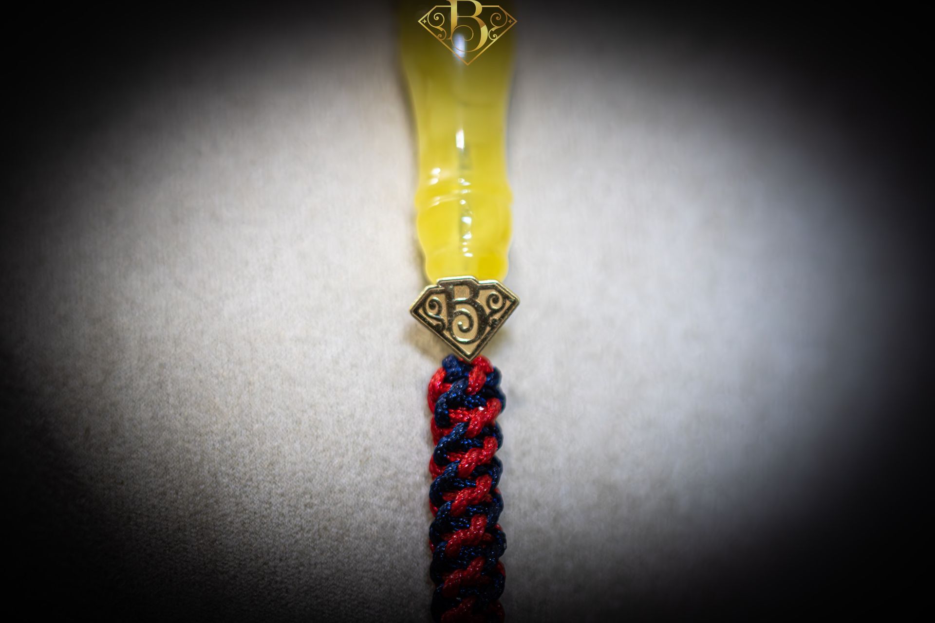 Yellow Barrel Shape Rosary I