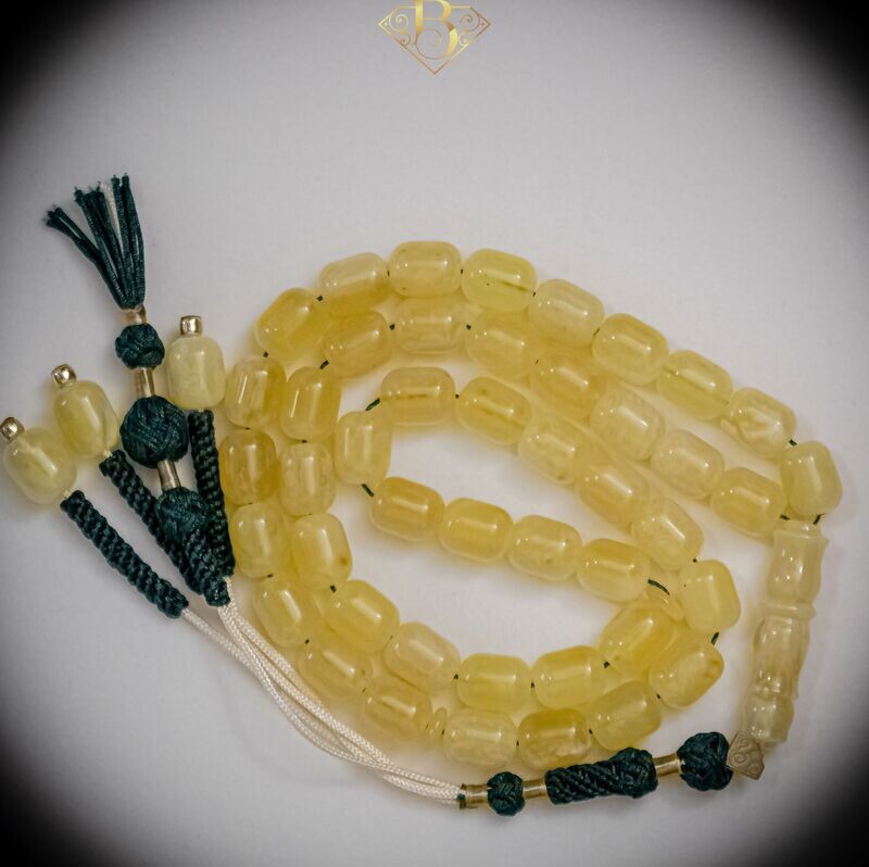 ​Yellow Barrel Shape Rosary IV
