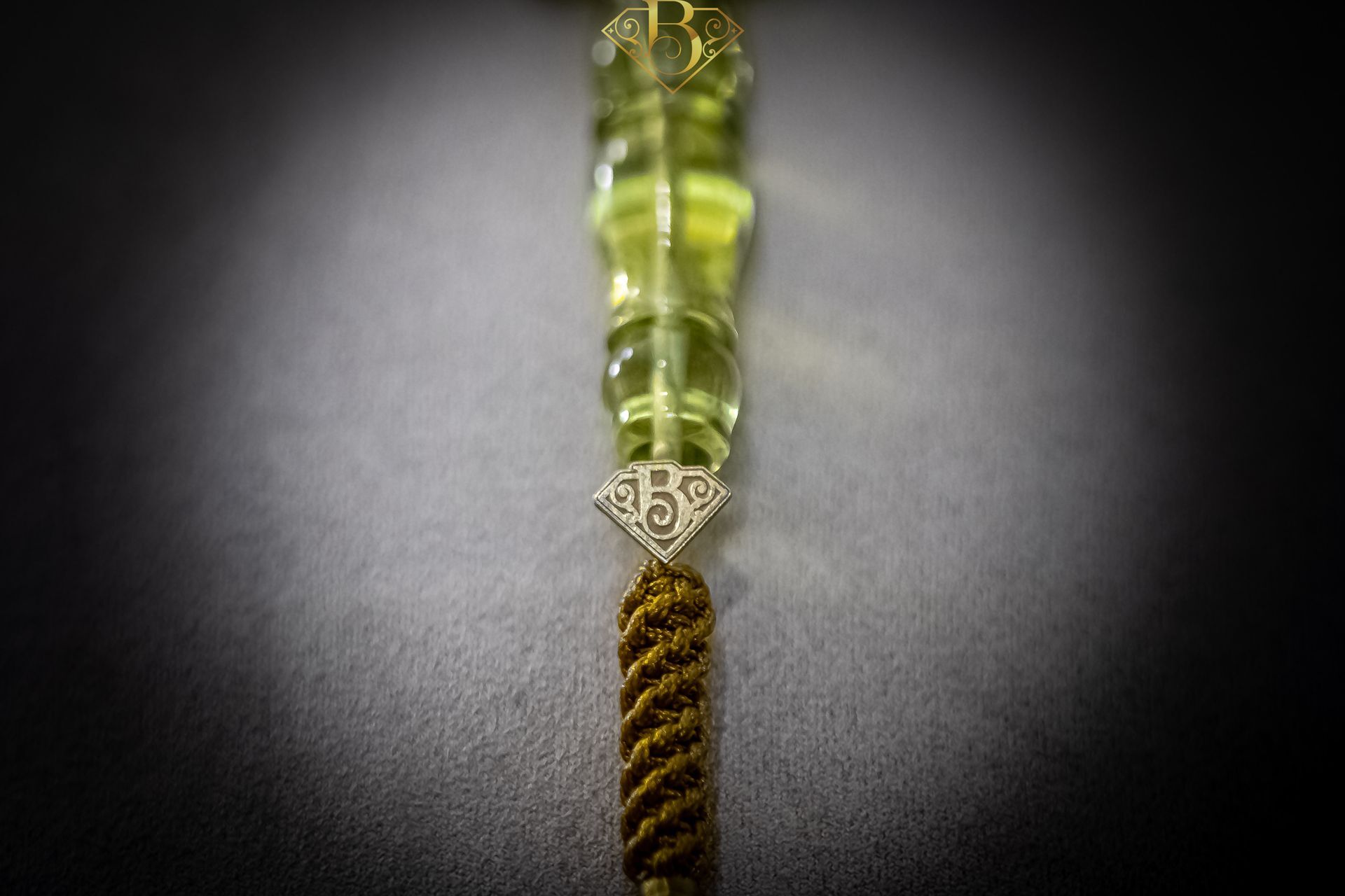 Green Colombian Amber Rosary