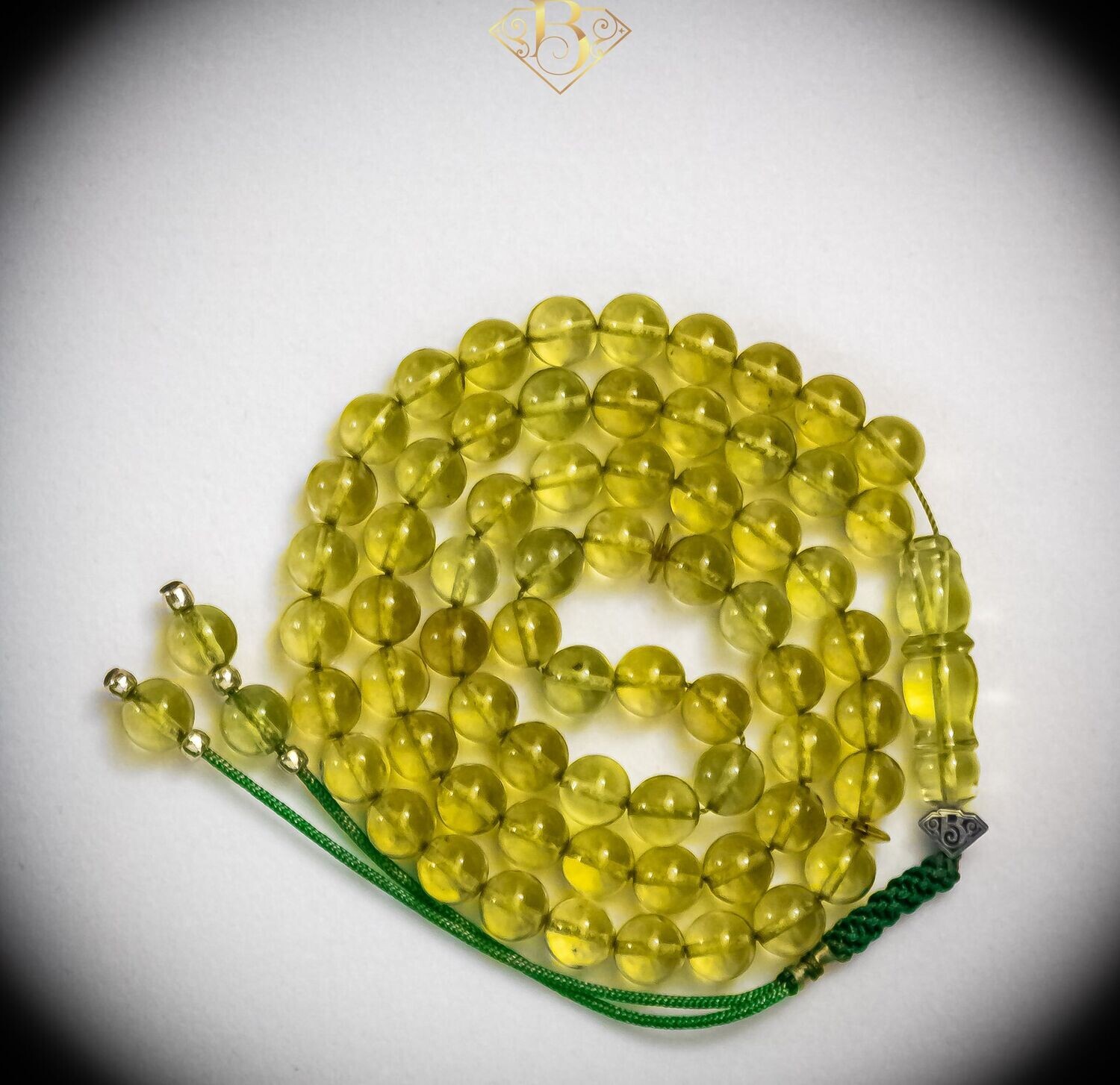 Light Green Colombian Amber Rosary