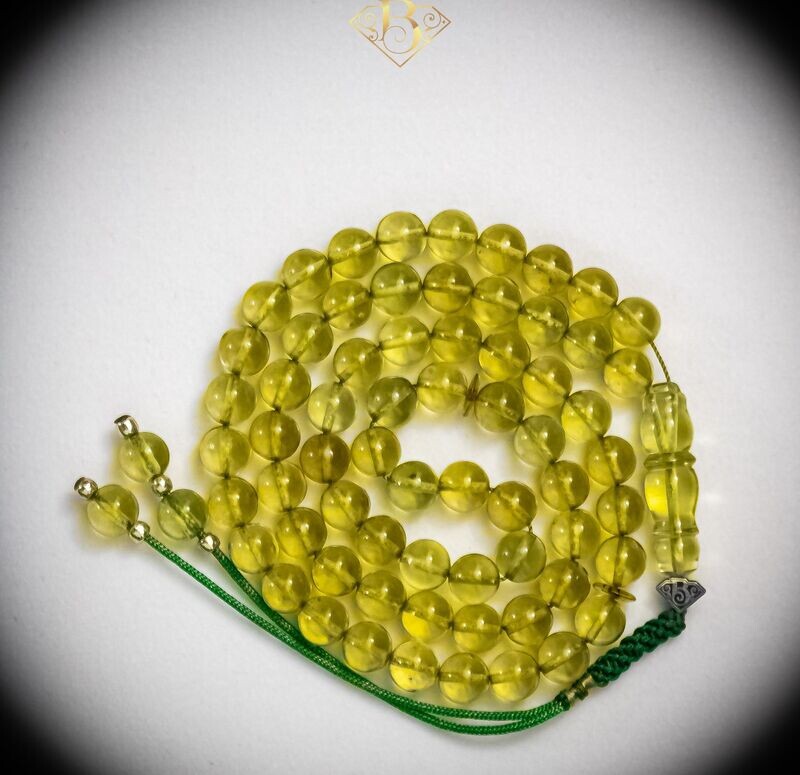 Light Green Colombian Amber Rosary