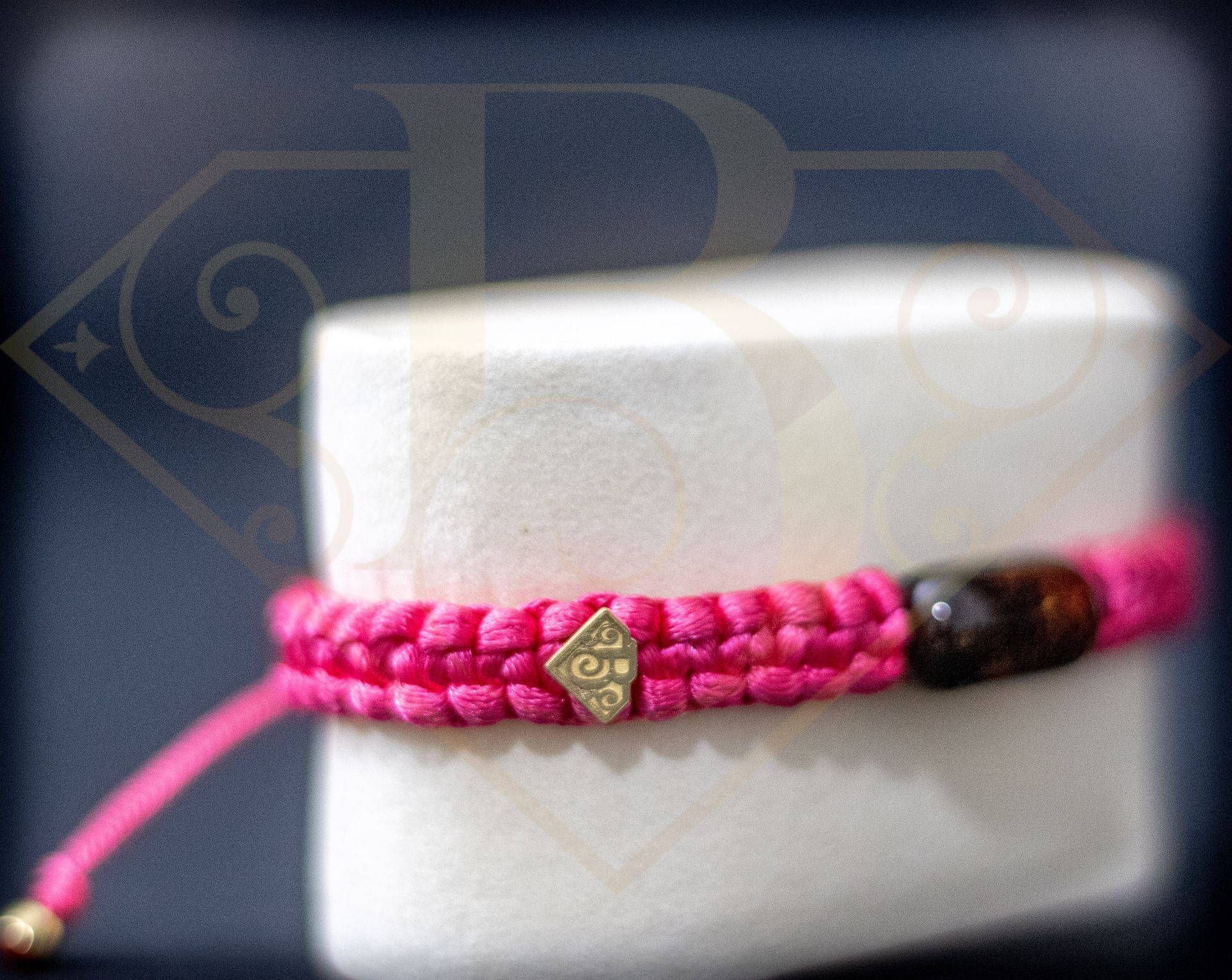 Barrel Shape Pink Bracelet