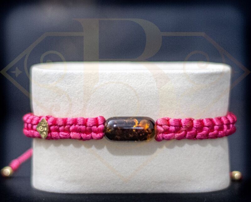 Barrel Shape Pink Bracelet
