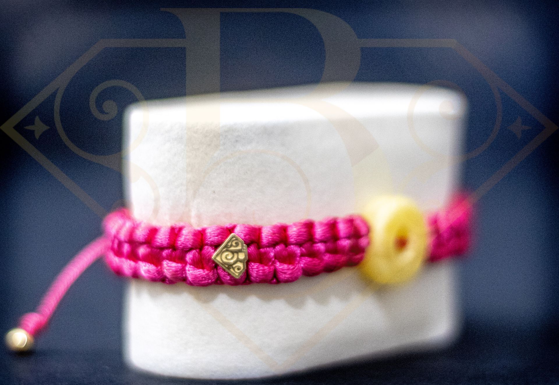 Donut Shape Pink Bracelet