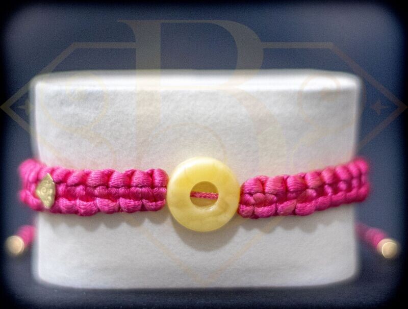 Donut Shape Pink Bracelet