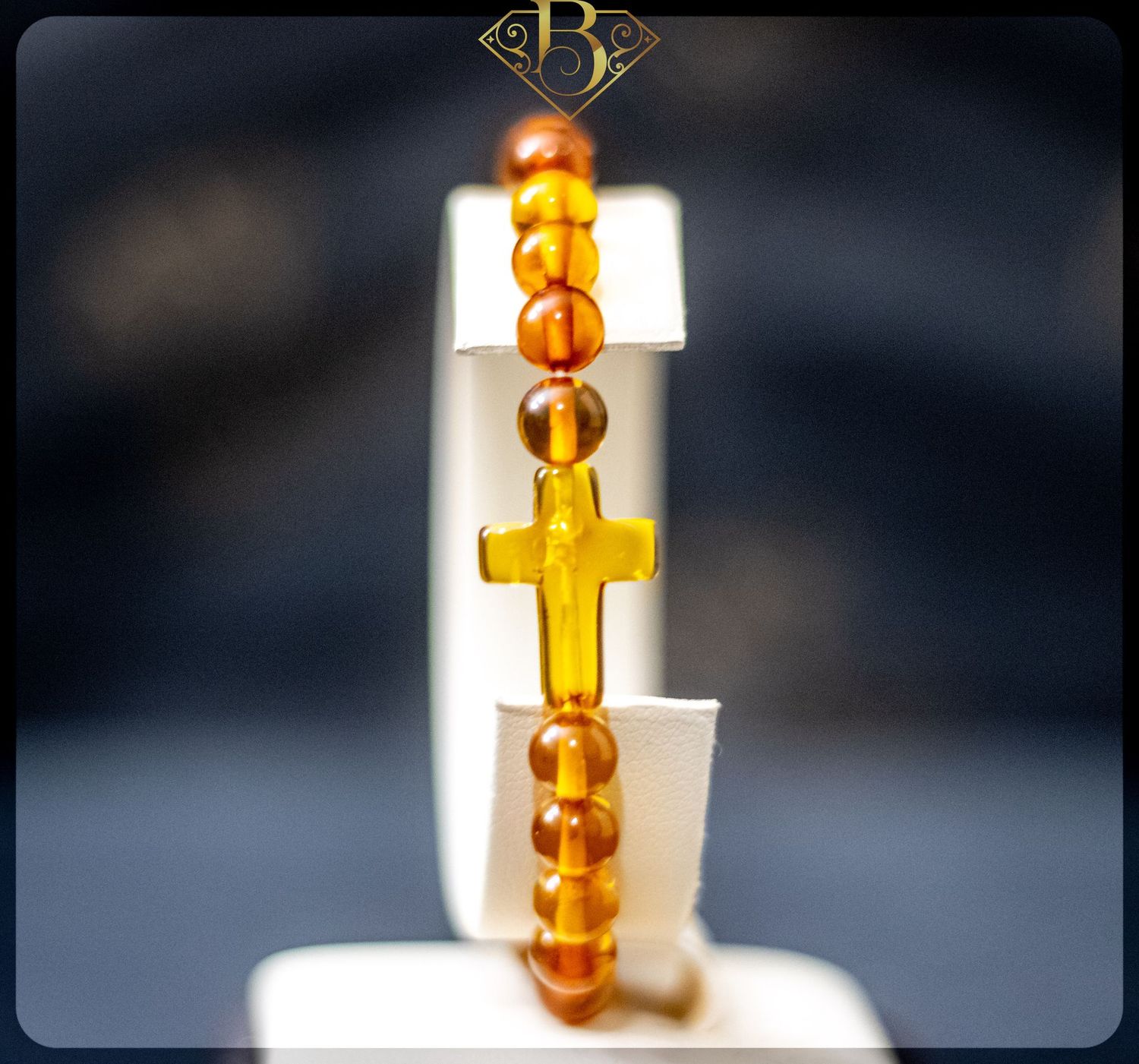 Honey Cross Bracelet